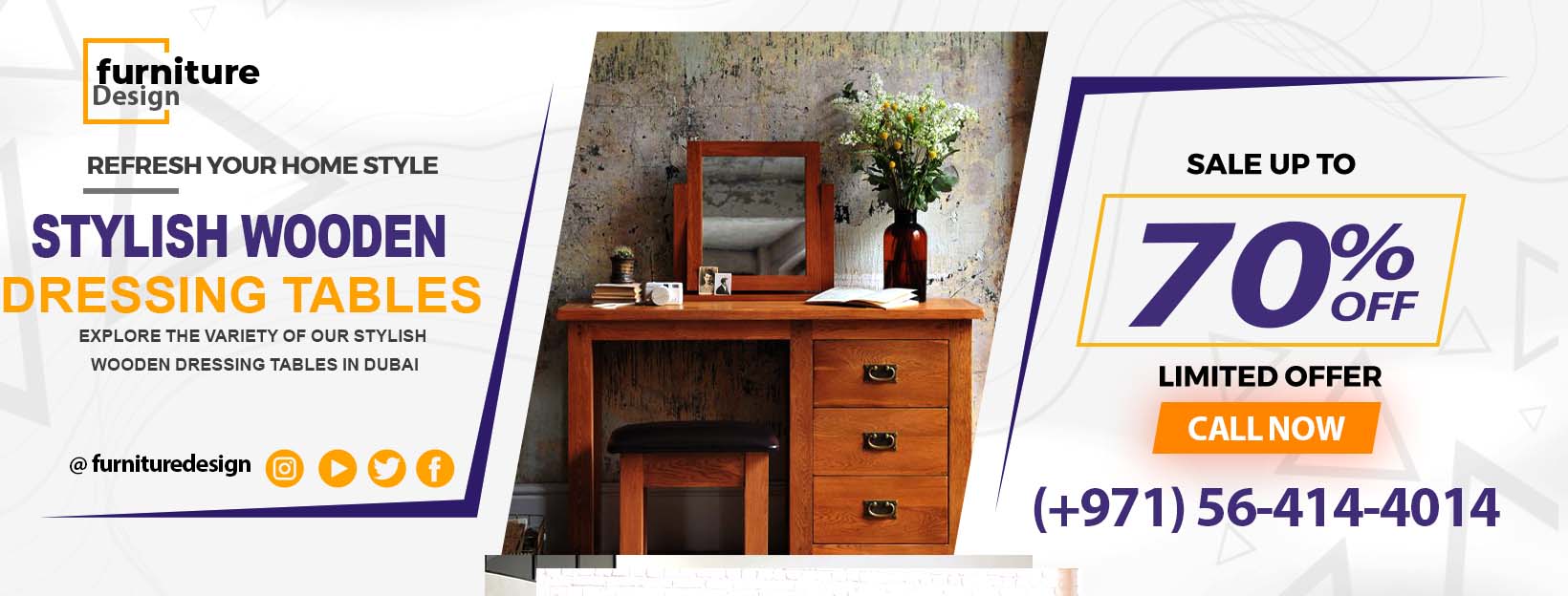 Stylish Wooden Dressing Tables